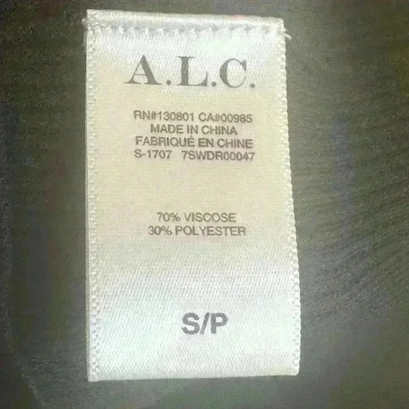 A.L.C. “West” Turtleneck Dress With Cut-Out Shoulder Dark Green Small NWOT! - Picture 8 of 8